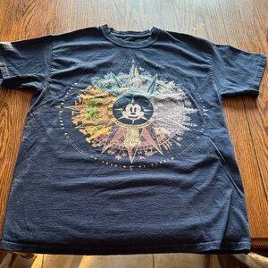 Disney Navy Blue Mickey Compass T-Shirt